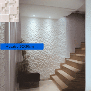 Revestimento 3D – Mosaico – Anti-Umidade – m2