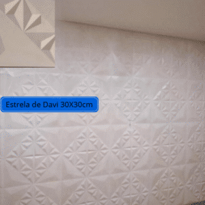 Revestimento 3D – Estrela de Davi – Anti-Umidade – m2