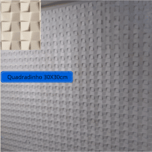 Revestimento 3D – Quadradinho – Anti-Umidade – m2